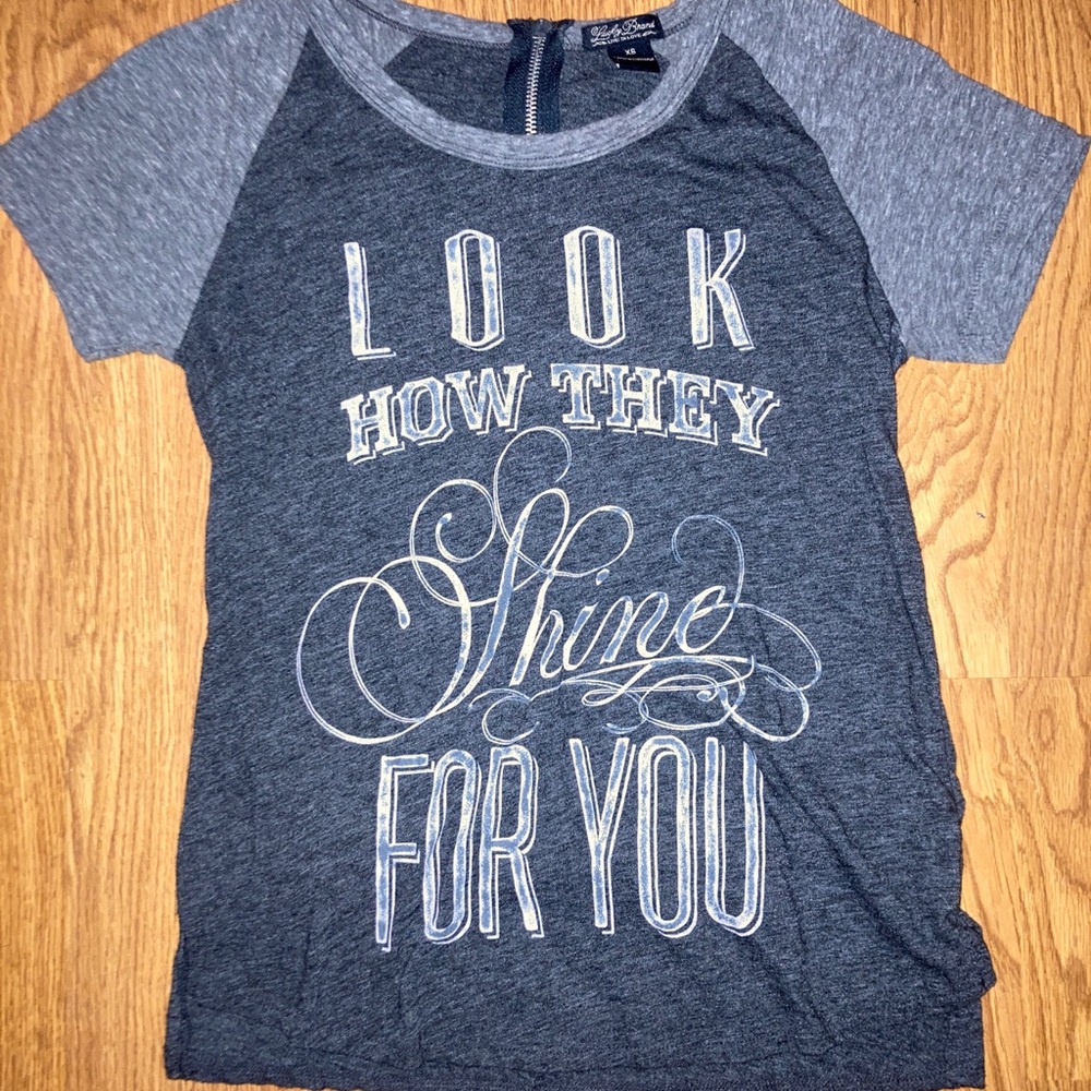 Lucky Brand Coldplay T-Shirt, XS, Barely Worn